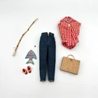 Vintage Barbie Picnic Set #967 w/ Fish & Pole