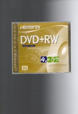 Memorex DVD RW FOUR Single Packs NEW 190