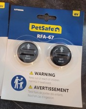 PetSafe RFA-67D 6V Replacement Battery 3 Pack of 2 Total 6 Batteries New