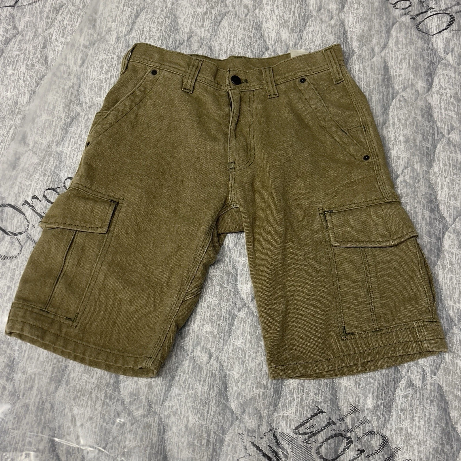 Patagonia Iron Forge Hemp Canvas Cargo Shorts Sz W28 L11 Dark Ash