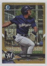 2018 Bowman Chrome Prospects Mega Box Gold Mojo Refractor 31/50 Corey Ray 2l4