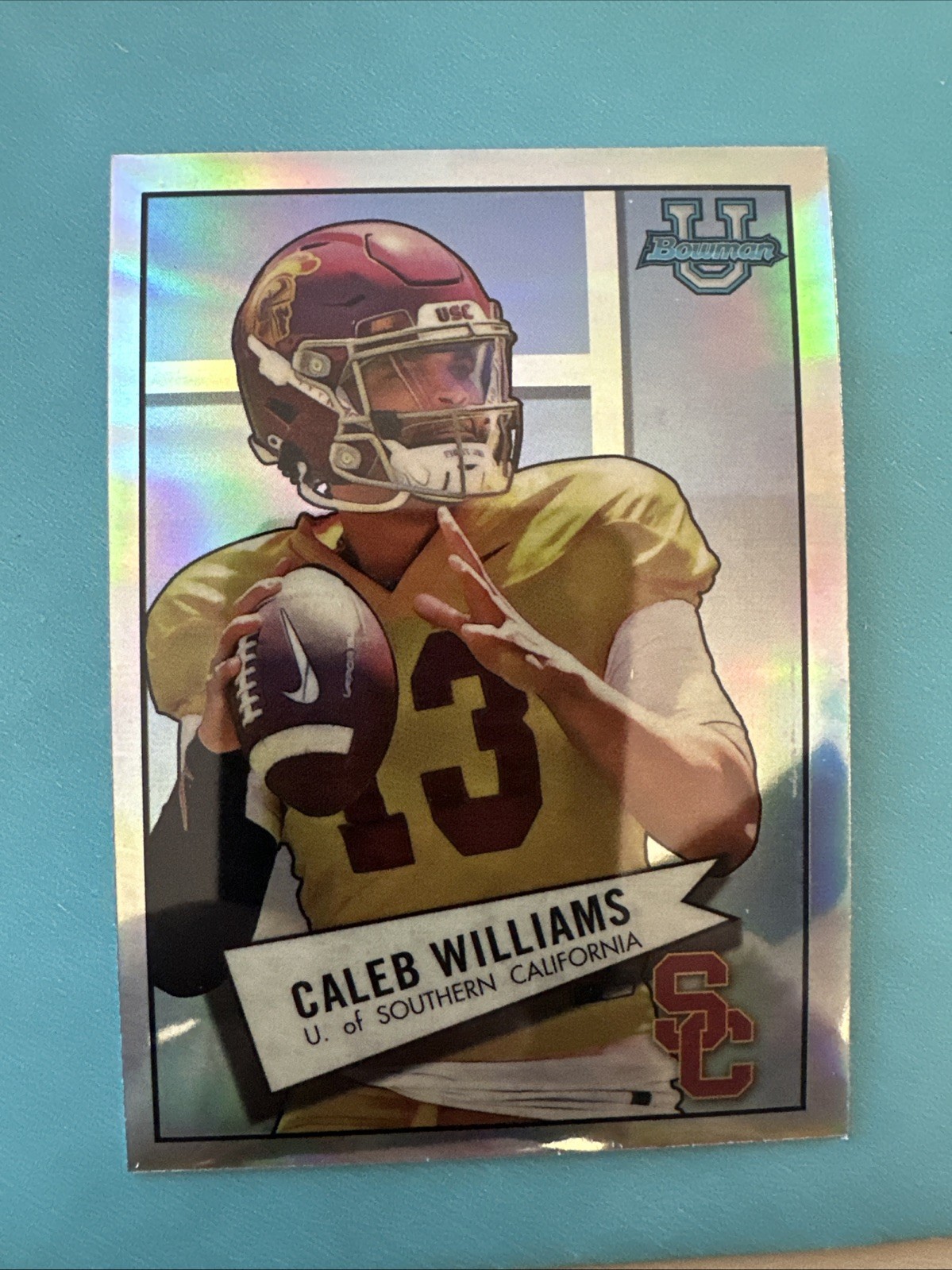 2022 Bowman U Chrome 1952 Bowman Caleb Williams #52BF-4 CHICAGO BEARS RC ROOKIE