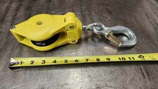 Hastings 3551 Fiberglass 1K-lb Rope Hand line Block Sheave Swivel Safety Hook