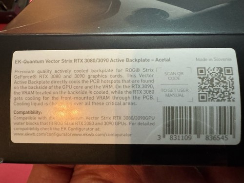 EKWB EK-Quantum Vector Strix RTX 3080/3090 GPU Water Block + ABP READ - Afbeelding 6 van 6