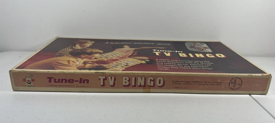 Vintage Board Game Tune In TV Bingo 1970 By Selchow & Richter Co. - Image 3 of 4
