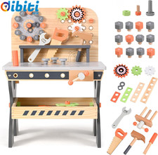 Banco Da Lavoro per Bambini in Legno, Strumenti Di Gioco Banco Degli Attrezzi in