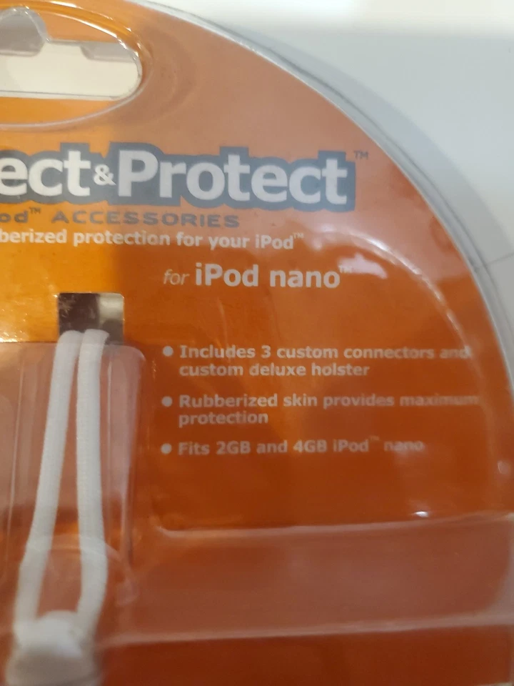 Speck Rubber Case for 1st Gen,2&4 GB iPod Nano,Screen Protector,belt Clip& Neck - Image 3 of 4