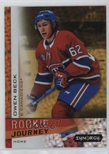 2023-24 Upper Deck Synergy Rookie Journey Home Gold /149 Owen Beck #RJ-10 1k9