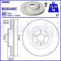 Bremsscheiben Vorne Ø363Mm BelüFtet FüR Land Rover Discovery V L462 Ab 12->