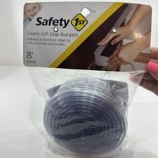 Soft Edge Bumpers Safety 1st 8' Long Clear Factory Sealed New Reduce Bumps