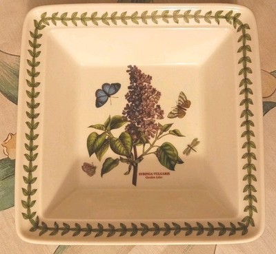 Portmeirion Botanic Garden 7.5 Inch Square Pasta Bowl Garden Lilac