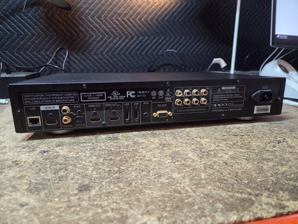 FOR PARTS - Oppo BDP-103 HD Blu-ray Disc Player  - READ - Image 4 of 4