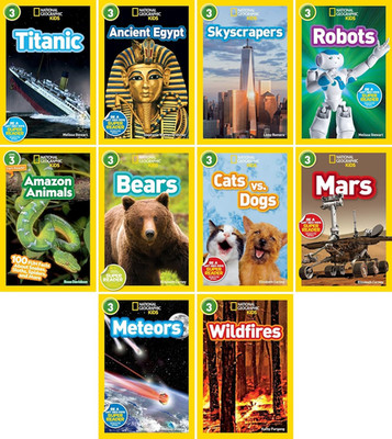 National Geographic Kids Readers Series (Level 3) 10 Books Collection Set (Robot
