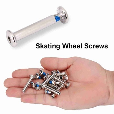 10pcs Inline Skate Ersatz Skating Schrauben Fittings Skates Rad Hard Achsen DB