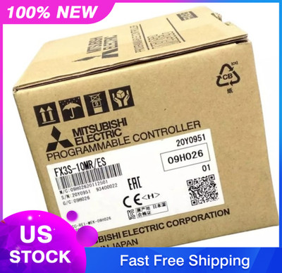 1X NEW Mitsubishi PLC controller FX3S-10MR/ES