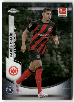 Topps 2024 Chrome Bundesliga No. 28 Fares Chaibi Rookie