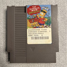 The Simpsons: Bart vs. The Space Mutants Nintendo NES With Box 
