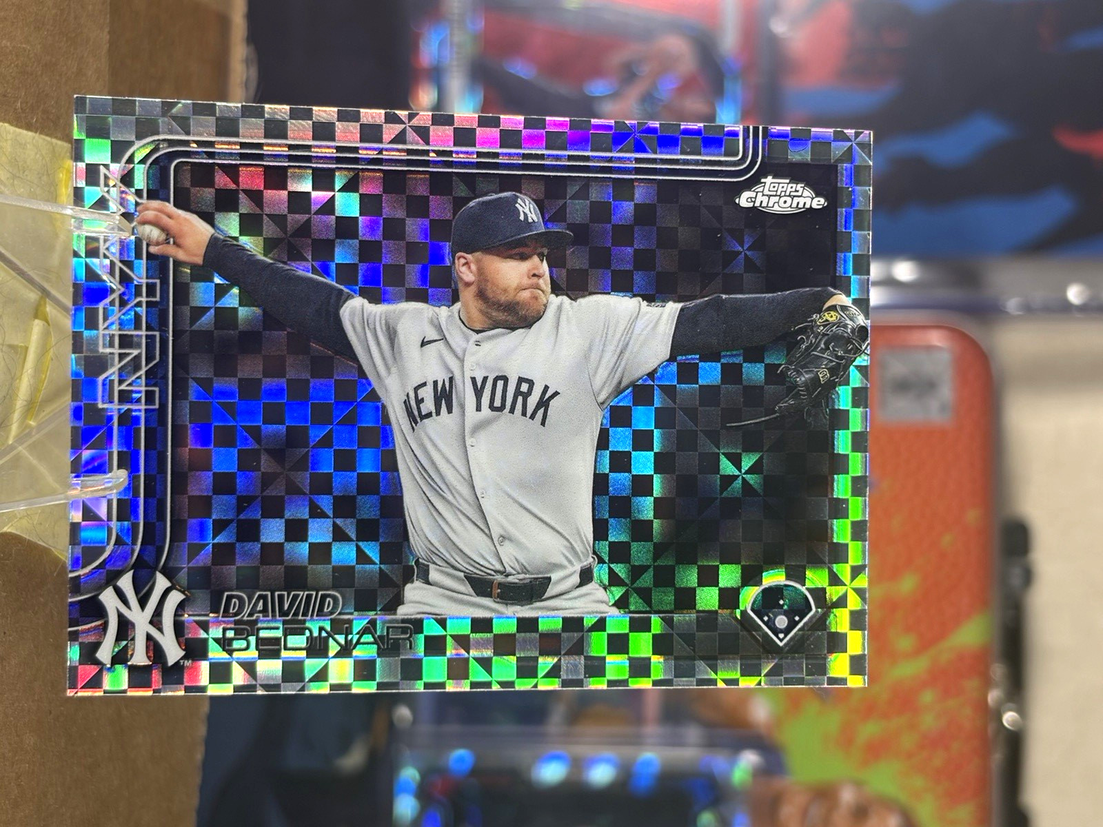 2022 Topps Chrome Update Series David Bednar #USC182 New York Yankees x-Fractor