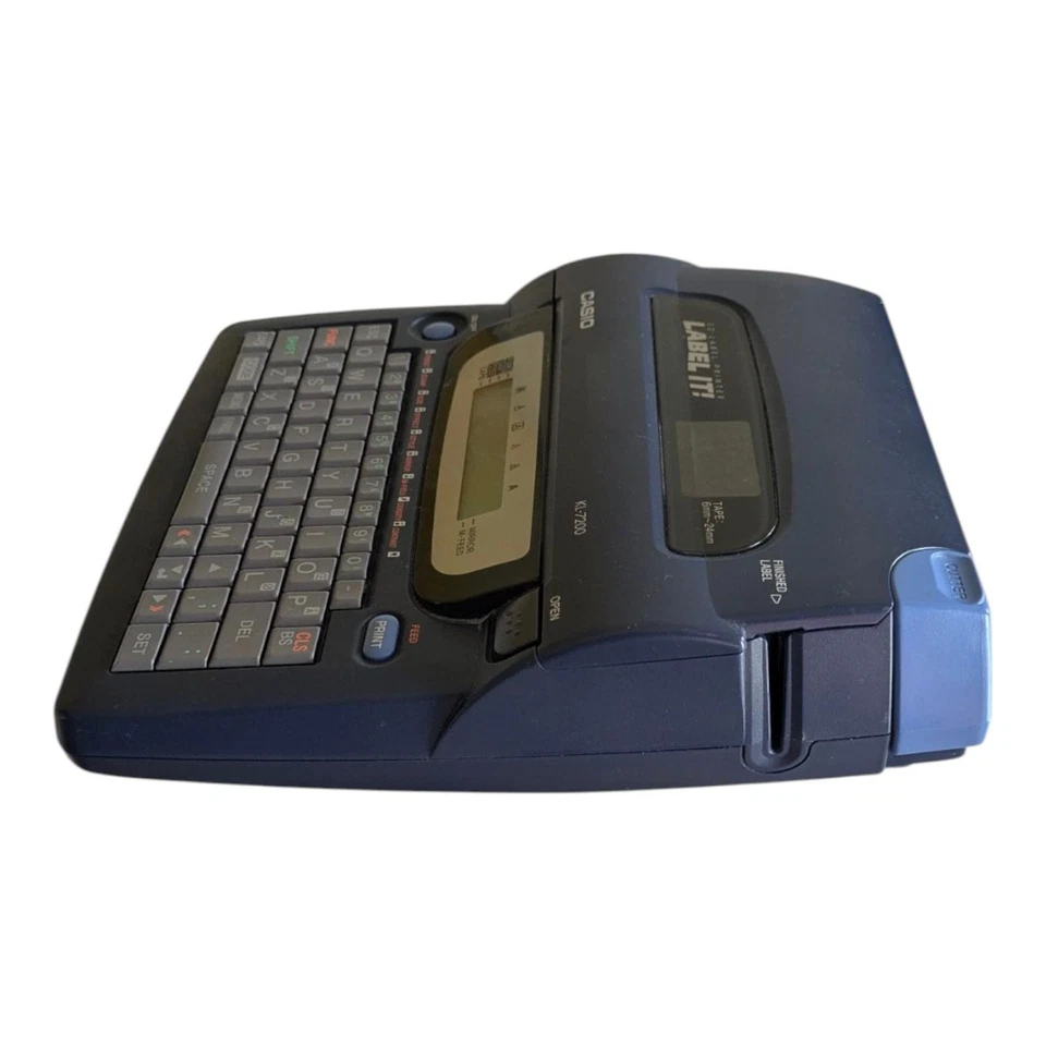 CASIO EZ-LABEL PRINTER KL-7200 Label It! Working - No Battery Cover - Image 4 of 4