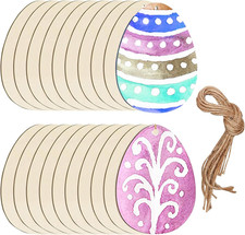 Ostereier zum Bemalen Set Holzeier Basteln Osterdeko Kinder typischbait