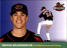 2017 Rochester Redwings SGA Team Issue #15 Trevor Hildenberger Mountain View CA