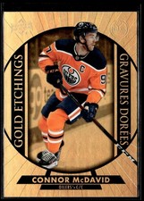 2021-22 Upper Deck Tim Hortons Gold Etchings Connor McDavid Edmonton Oilers #G-1