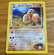 The Pokémon Company Pokemon TCG Brock's Dugtrio 22/132 Gym Challenge 1st Ed on eBay