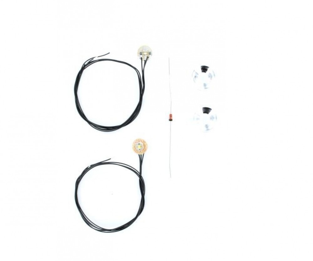 Carson 500907555 - 1:14 LED Plate Angel Eyes White 7.2/12V - New