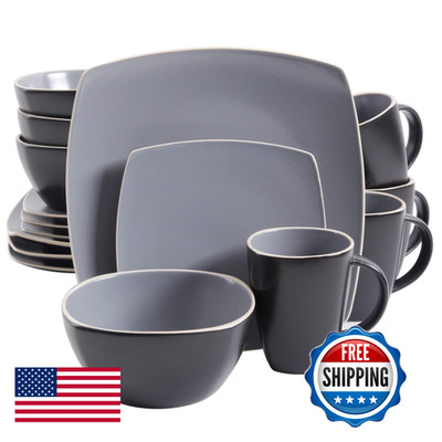 Gibson Soho Lounge Gibson Elite Soho Lounge Dinnerware Set Service For 4 16Pcs