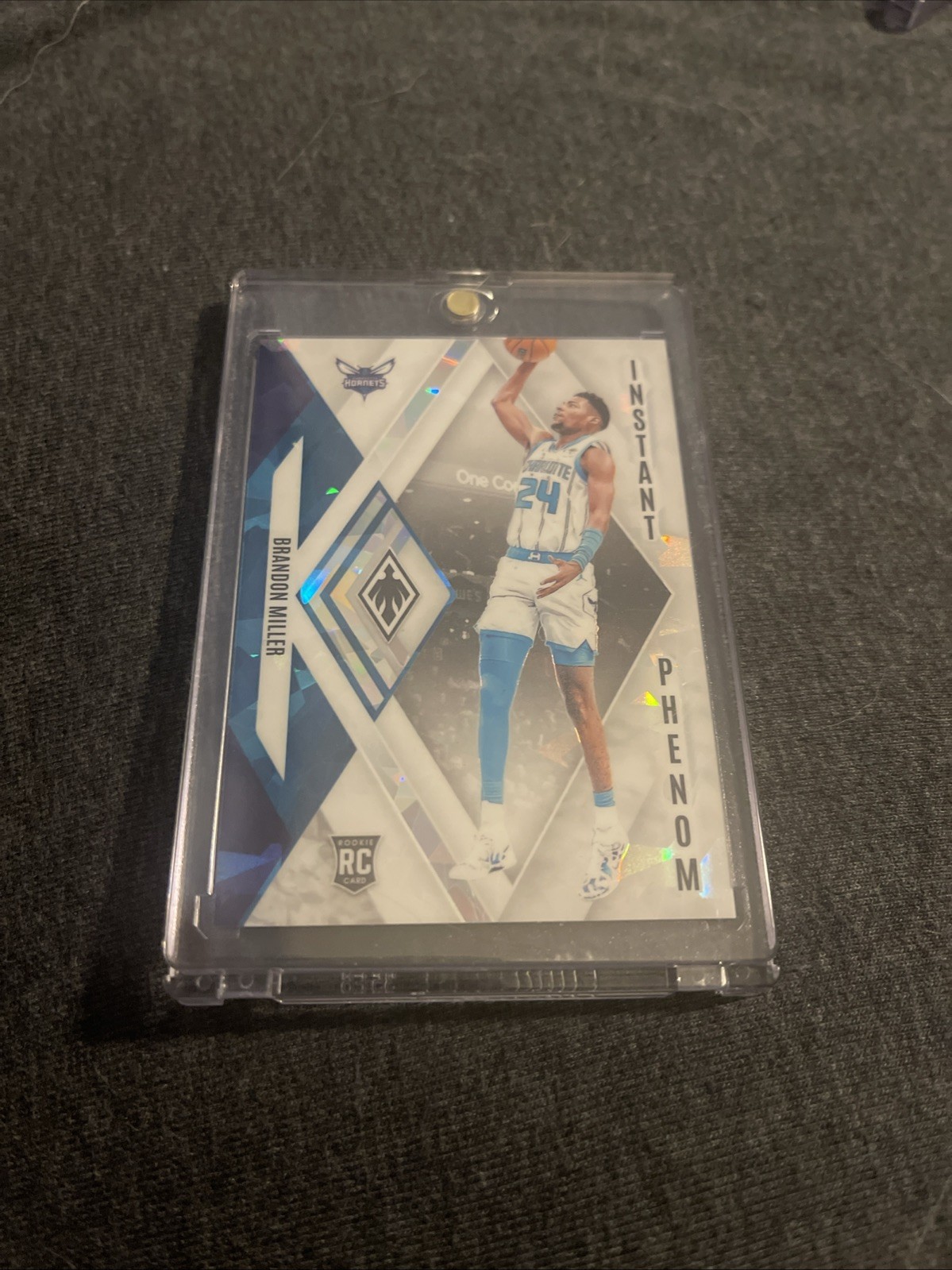 2023-24 Panini Phoenix - Instant Phenom Brandon Miller White Ice Prizm RC 4/125