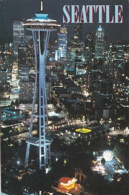 SEATTLE, WASHINGTON ~ GEBRAUCHT ~ VERSCHICKT ~ POSTDATUM AUF KARTE 1997