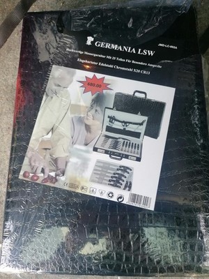 Hochwertige Messergarnitur 25 Teilig Germania LS, Steakmesseer, Küchenmesser 
