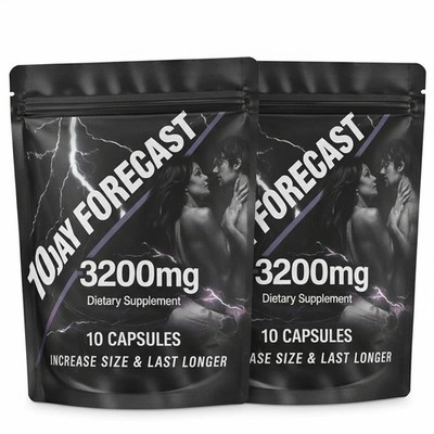 (2 pack) 10 Day Forecast Extreme Potency Male Enhancement Pills for man - 20 ct