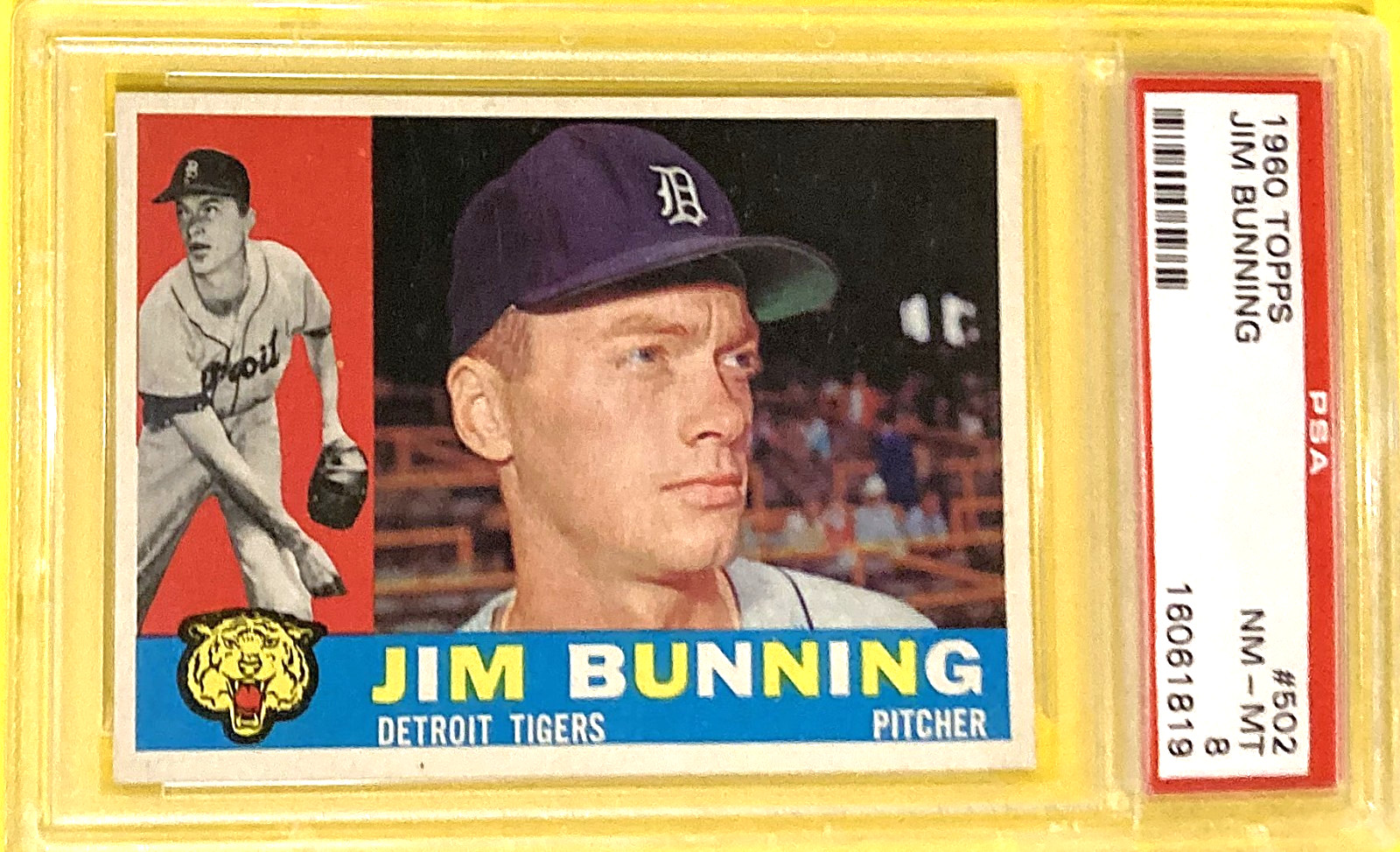 1960 Topps PSA 8 #502 Jim Bunning