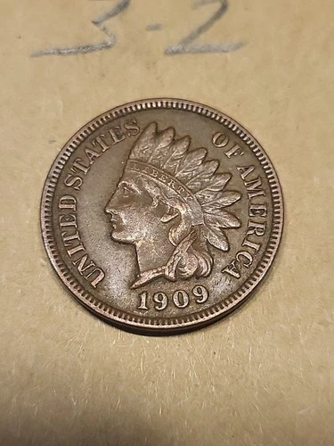 1909  Indian Head Cent XF Lot3-2