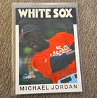 Michael Jordan Chicago White Sox OF Insert Baseball Trading Card