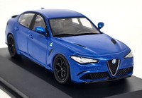 Solido 1/43 Alfa Romeo Giulia Quadrifoglio 2.9L Bi Turbo Misano Blue Model Car
