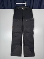 Fjallraven Keb Gaiter Trousers Men’s 33x34 Gray Black G1000 Convertible Utility