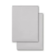 Pillowcases Set of 2 - Made of 100 Viscose from Bamboo, Ultra King Light Grey