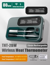 Wiresless BBQ Thermometer Meat Cooking Outdoor Dual Probes Bluetooth WiFi Combo