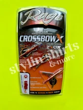 One Rage CROSSBOW X Slipcam 100 grain Mechanical  2 Blade Broadheads 2" Cut