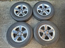 4x Genuine Jeep Wrangler JL Overland 18" Alloy Wheels + Bridgestone Tyres 5x127