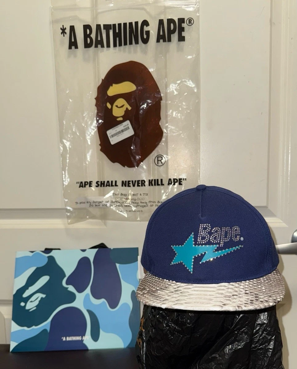 A Bathing Ape Blue Hats for Men for sale | eBay