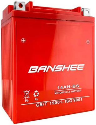 for YTX14AH-BS 235CCA Battery for Polaris Magnum Sportsman 425, 500 YFM 350, 400