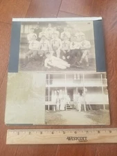 1888 Photo Album Page Large - British Rugby Team Photo