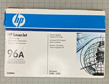 New HP C4096A 96A Black Toner Cartridge ~ LaserJet 2100/2200 ~ Made in Japan