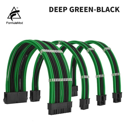 FORMULAMOD Sleeved Extension Cable Kit 30cm for Power Supply to Motherboard GPU - Picture 14 of 23