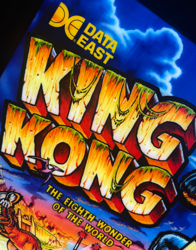King Kong (Data East) Translite + LED Lit Frame Rare Pinball Art Wall Display - Picture 7 of 7