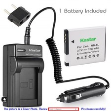 Kastar Battery and Normal Charger Kit for Canon NB-8L NB8L Canon CB-2LA CB-2LAE