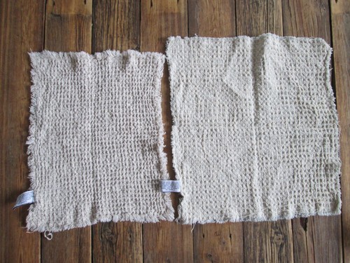 Shabby Chic Waffle Washcloth Lot 2 100% Cotton Washcloth Wash Cloth Dish Kitchen - Picture 3 of 8